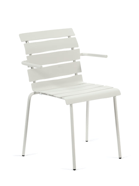 Aligned Chair Armrest White