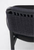 Saga Low Chair / Sumi Ash - Paper Cord - Leather Seat