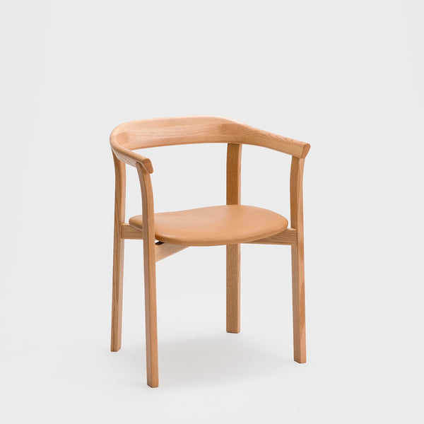 Holm Chair / Oak - Leather Cushion