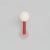Tube w globes and cones wall light