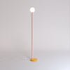 Off center floor lamp