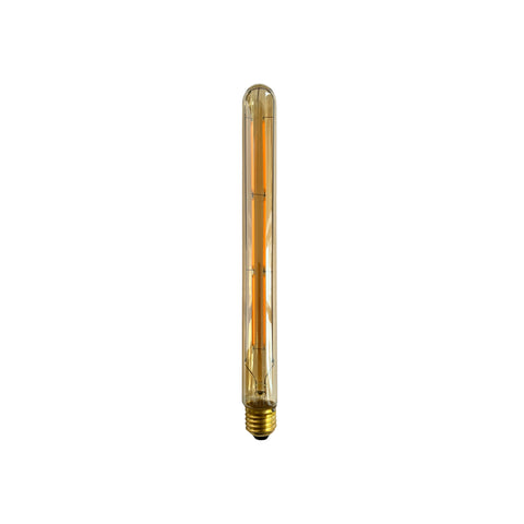 A very thin, long and unique light bulb for the proxima pendant on a white background.
