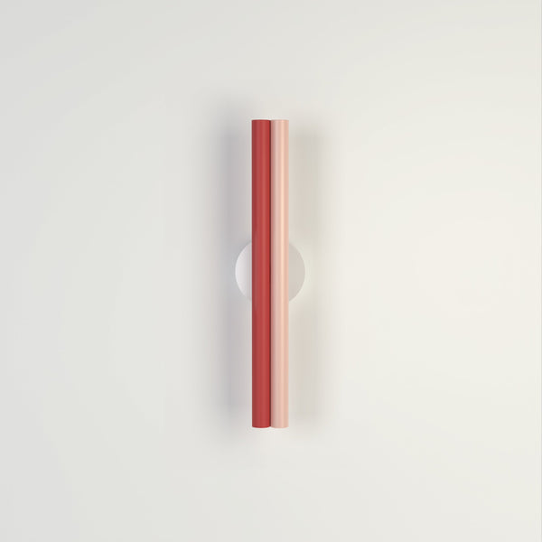 Parallel Tubes Wall Light 2 Elements