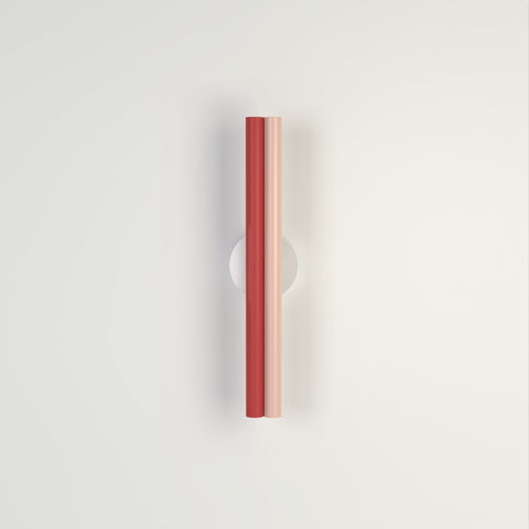 Parallel Tubes Wall Light 2 Elements