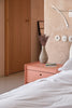 Plié Side Table Double Drawers