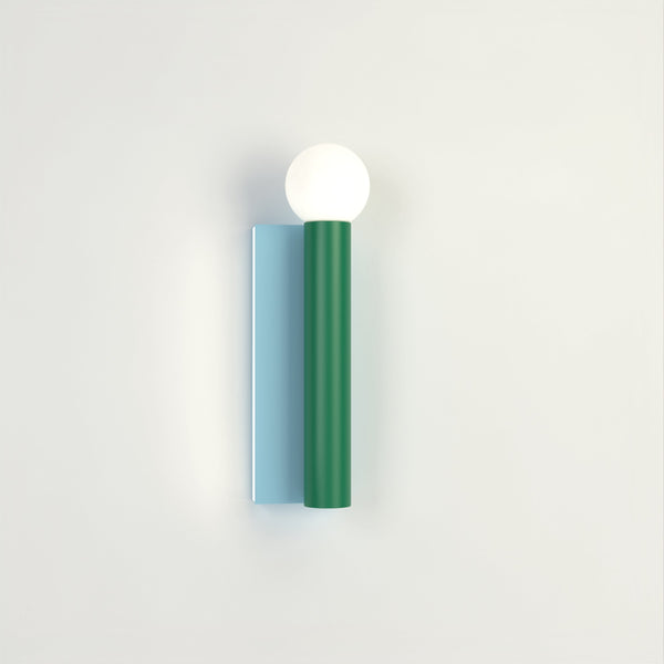 Tube and rectangle wall light globe