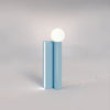 Tube and rectangle Table lamp