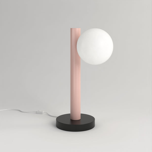Tube w globes and cones desk light / globe