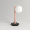 Tube w globes and cones desk light / globe