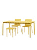 Aligned dining table l Yellow