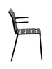 Aligned Chair Armrests Black