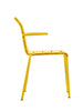 Aligned Chair armrests yellow