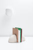 Duct shelf porcelain white