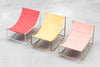 Rocking Chair / Brass - Pink