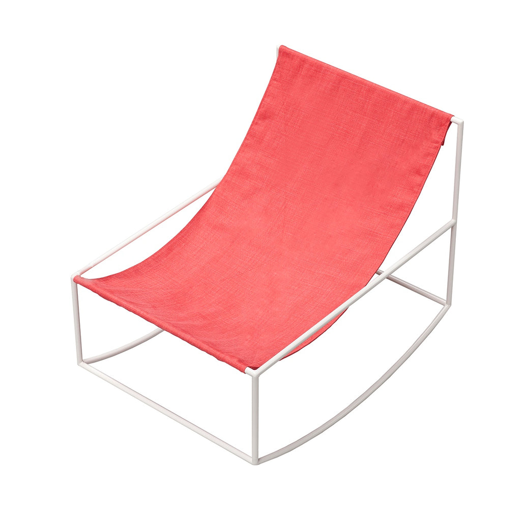 Rocking Chair / White - Red
