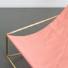 Rocking Chair / Brass - Pink
