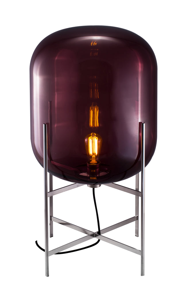 Oda Medium / Aubergine - Chrome