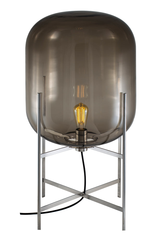 Oda Medium / Smoky grey - Chrome