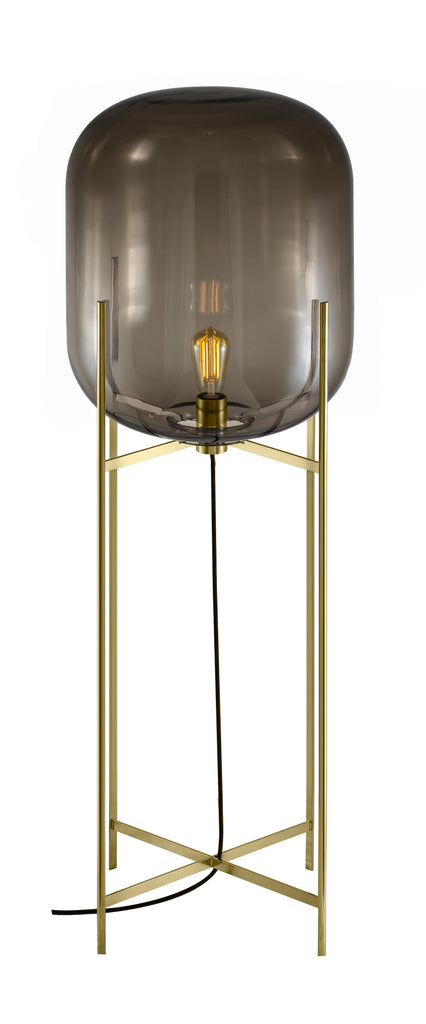 Oda Big / Smoky grey - Brass