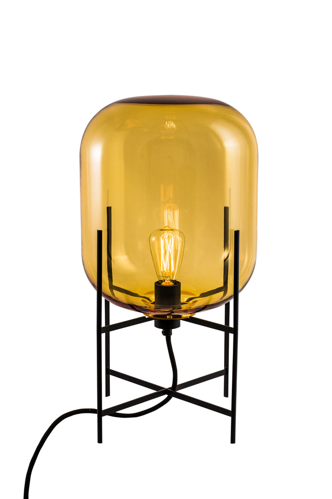 Oda Small / Amber - Black