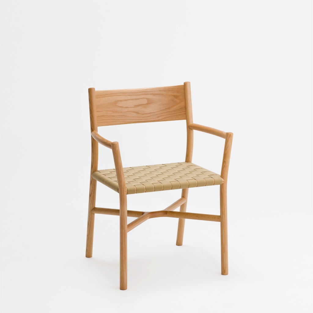Ariake Arm Chair / Oak - Textile Strap