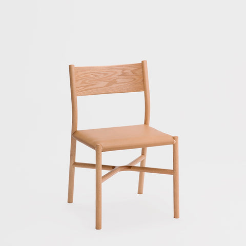 Ariake Chair / Oak - Leather Cushion
