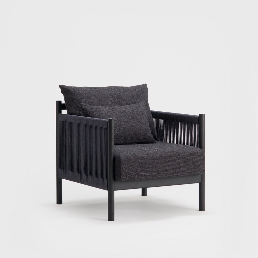 Braid Sofa 1 Seat / Sumi Ash