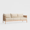Braid Sofa 3 Seat / Oak
