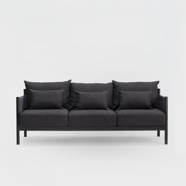 Braid Sofa 3 Seater / Sumi Ash