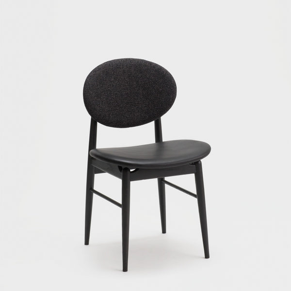 Outline Chair / Sumi Ash - Leather - Fabric