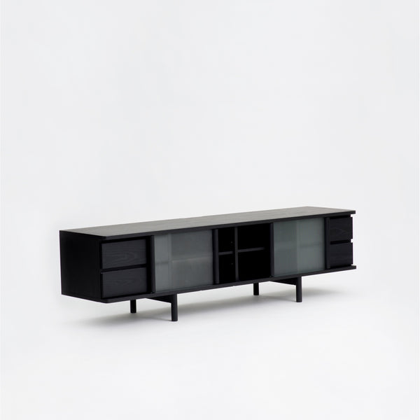 Rikyu TV Console / Sumi Ash