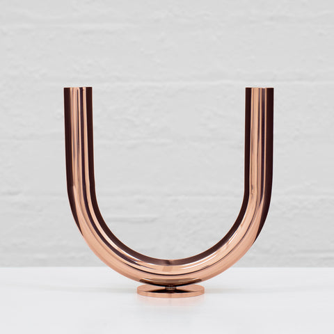 U Candleholder / Copper