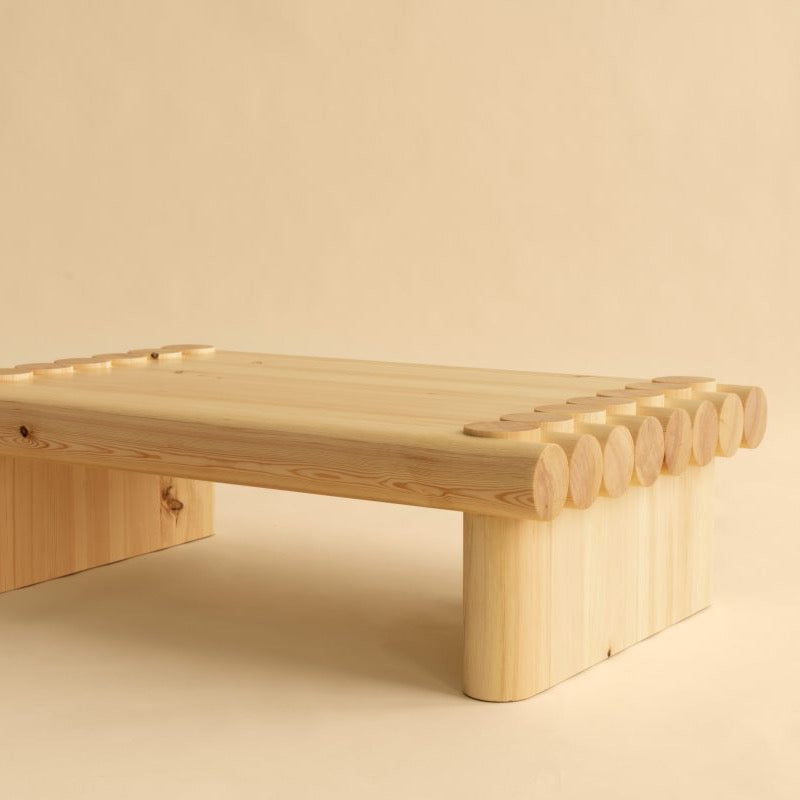 Sudio image with a beige background. 004 Coffe Table by Vaarnii.