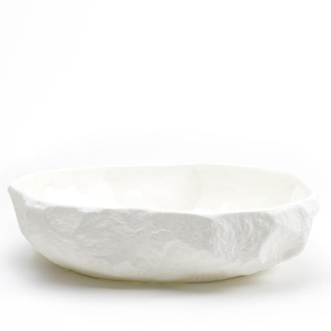 Crockery Series / Large Flat Bowl / White